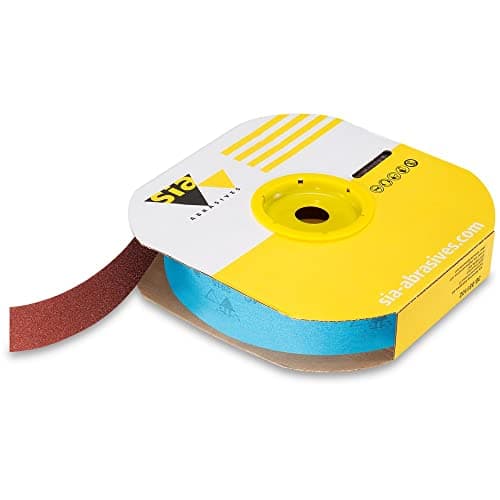 Image of sia Abrasives 1133.2142.0180 Series 2915 siarol Cloth Economy Abrasive Roll, 180 Grit, 50mm x 25m