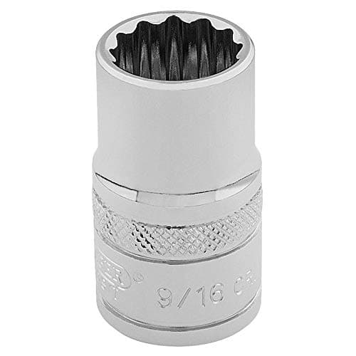 Image of Draper 49457 Square Drive Hi-Torq 12 Points Socket 3/8" Length, Blue