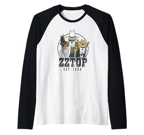 Image of ZZ Top Tres Hombres Tour Raglan Baseball Tee