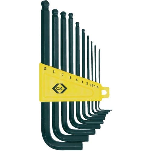 Image of C.K T4443M Metric Ball End Hexagon Key Clip Set,1.5-10mm
