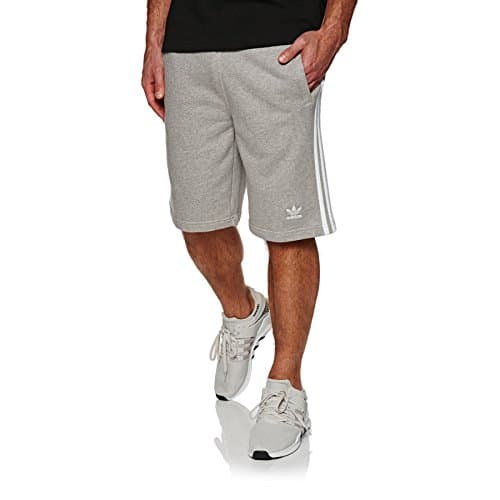 Image of Adidas Men's 3-Stripes Shorts - Medium Grey Heather, Medium