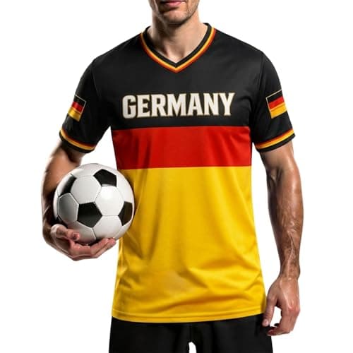 Image of Generisch Official Football Jersey Breathable Functional Sports Shirt for Sports Leisure, black, S