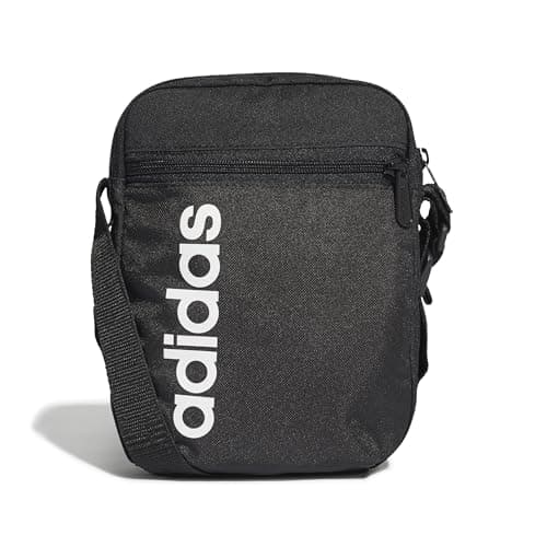 Image of Adidas Linear Core Organizer Bag - Black/Black/White, One Size