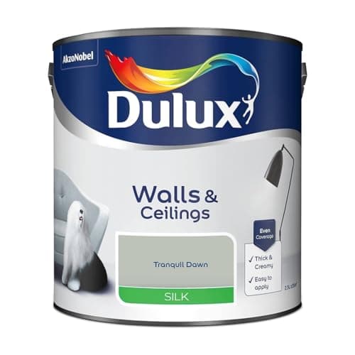 Image of Tranquil Dawn Walls & Ceilings Silk Emulsion Paint 2.5 L – Smooth Washable Silk Finish, Quick Dry, Low-VOC, Easy Application for Interior Walls & Ceilings