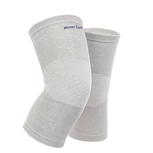 Image of Wonder Care Bamboo Knee Sleeves for Men/Women, Support for Running, Gym, Badminton, Sports, Compression | Perfect Knee Brace for Pain and Enhanced Comfort (M).