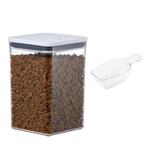 Image of OXO Good Grips Kitchen Organiser Bundle with Half Cup Scoop and 4.2L POP Container for flour & more