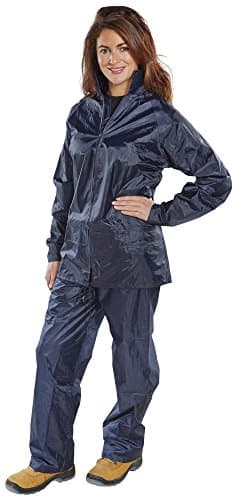 Image of NYLON B-DRI SUIT NAVY BLUE L