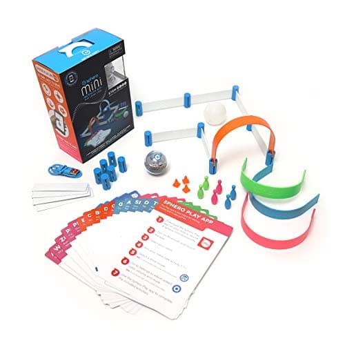 Image of Sphero Mini Activity Kit – App-Enabled Coding Robot for Kids 8+ – Learn Coding & AI Literacy with Blocks, JavaScript, & Python – Construction Set & Activity Cards – STEM Educational Toy