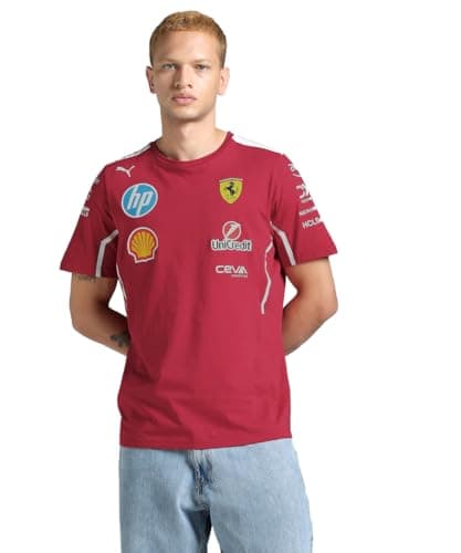 Image of PUMA Scuderia Ferrari F1 2025 Team Tshirt - Red - Size: 3XL