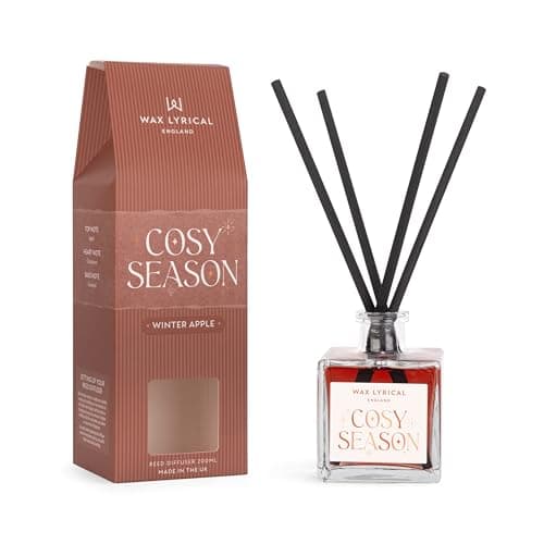 Image of Wax Lyrical Winter Apple Reed Diffuser 200ml | Sweet Autumnal Scent | Red Caramel Apples