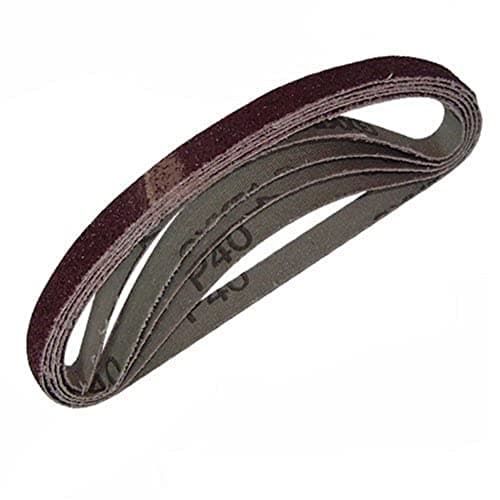 Image of Silverline 950457 Sanding Belts 13 x 457 mm 5pk 40 Grit