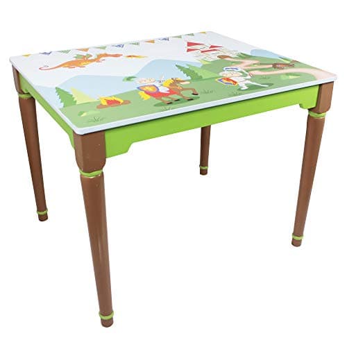 Image of Fantasy Fields Childrens Knights Dragons Kids Wooden Table (no chairs) TD-11837A1