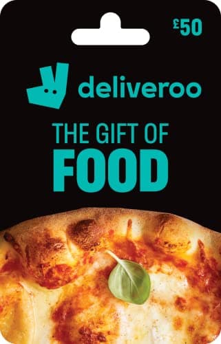 Image of Deliveroo £50 Gift Card - UK Redemption Only - Delivered by post