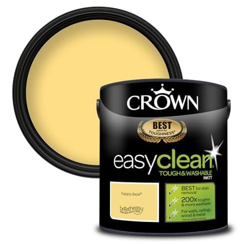 Image of CROWN Easyclean Matt Emulsion Paint 2.5L Happy Daze
