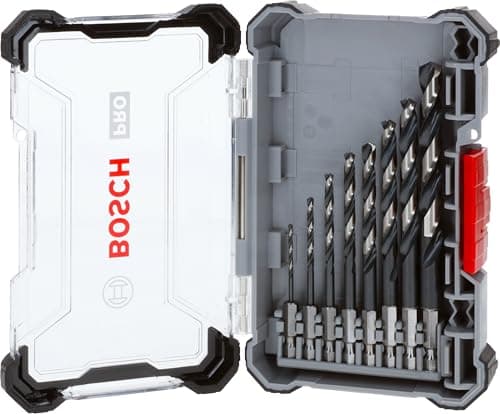Image of Bosch 8X PRO Metal HSS-G Impact Twist Drill Bit Set (for Non-Ferrous Metals, Steel, Ø 2,0, 3,0, 4,0, 5,0, 6,0, 7,0, 8,0, 10,0 mm, Professional Accessory Impact Drill/Driver, Rotary Drill/Drivers)