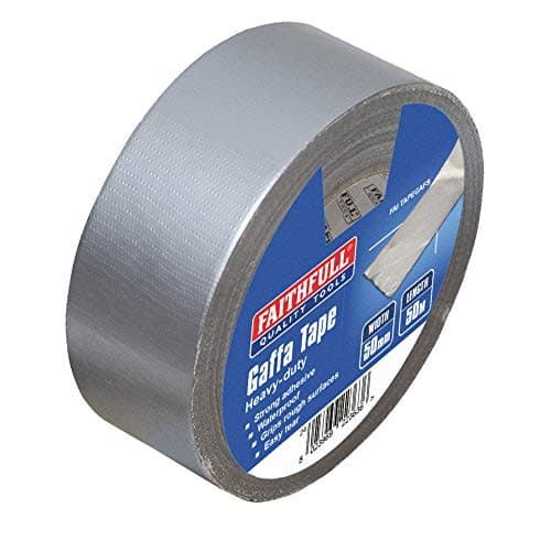 Image of Faithfull FAITAPEGAFS Gaffa Tape 50MM X 50M Silver