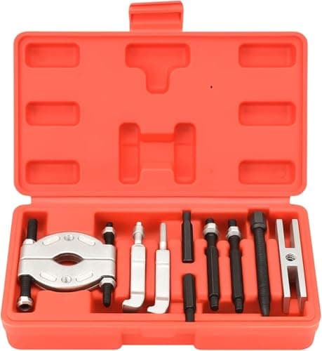 Image of FERNVALE 9pcs Bearing Separator Puller Set – Professional Automotive Bearing & Gear Removal Tools Kit, Durable Alloy Steel with ABS Case, Versatile for Engine, Gearbox & DIY Repairs