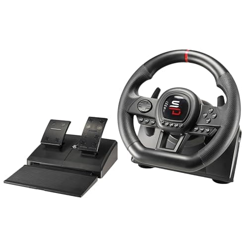 Image of Subsonic Superdrive - SV650 Racing steering wheel with pedal and paddle shifters for Xbox Serie X/S, Switch, PS4, Xbox One, PC (programmable for all games)