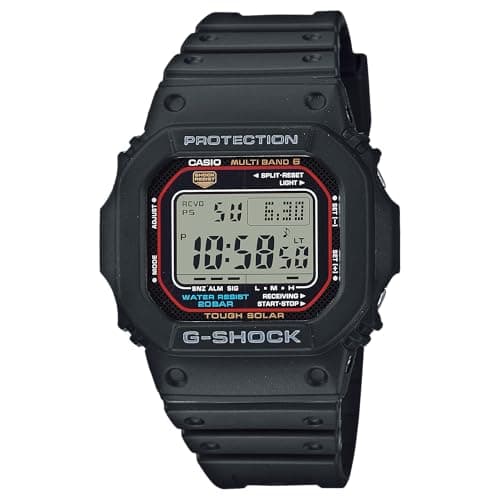 Image of Casio Men's G-Shock GWM5610-1 Black Resin Quartz Watch with Digital Dial