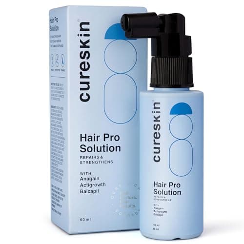 Image of Cureskin Hair Growth Serum Rosemary Hair Spray | Rosemary Oil for Hair | Anti Hair Fall Serum for Men & Women | Strengthen Roots, Nourish Scalp, 60 ml (Pack of 1)