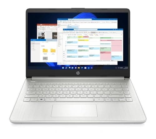 Image of HP 14s-dq2502sa 14" Full HD Laptop (Intel Pentium Gold, 4GB RAM, 128 GB SSD, Windows 11) Silver