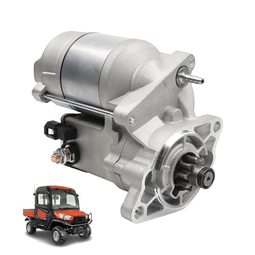 Image of Dasbecan 410-52310 12V New Starter Motor Compatible with Kubota RTV-X900 RTV 1100 RTV-X1100C RTV 1140 RTV-X1140 RTV-X1120 Replaces# 428000-5400 428000-5401 77700-02602, 1.4KW OSGR