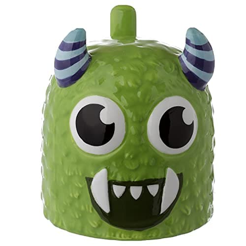 Image of Puckator Monstarz Monster Green Upside Down Ceramic Shaped Tea Coffee Mug - Funny Home Accessories - Cute Gifts for Girlfriend - Large Mugs for Men Women Hot Drinks Cups Presents Secret Santa Gift