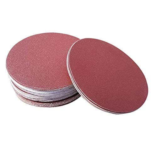 Image of 6-Inch NO-Hole PSA Aluminum Oxide Sanding Disc, Self Stick(10 Each of 80 120 180 240 400 Grits), 50 PCS