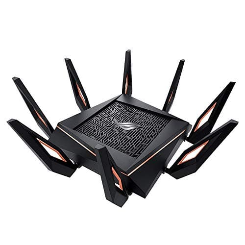 Image of ASUS ROG Rapture GT-AX11000 Tri-Band WiFi 6 Extendable Gaming Router, 2.5G Ports, ASUS Range Boost Plus, Triple-level Game Acceleration, Subscription-free Network Security, AiMesh Compatible