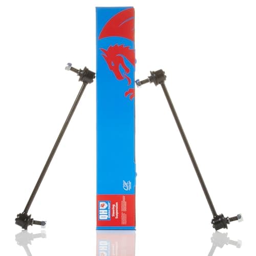 Image of Quinton Hazell Stabiliser Link - QLS3389S - Single Bar Fits Front Axle Left or Right - Original Equipment OEM Quality Direct Fit Replacement - Length: 298mm - Finish: Powder-Coated