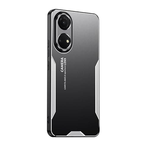 Image of Jiajihua Phone Case Compatible with Honor Play 30 Plus 5G [Back panel + TPU] Camera Protection Drop-proof Phone Cover Black