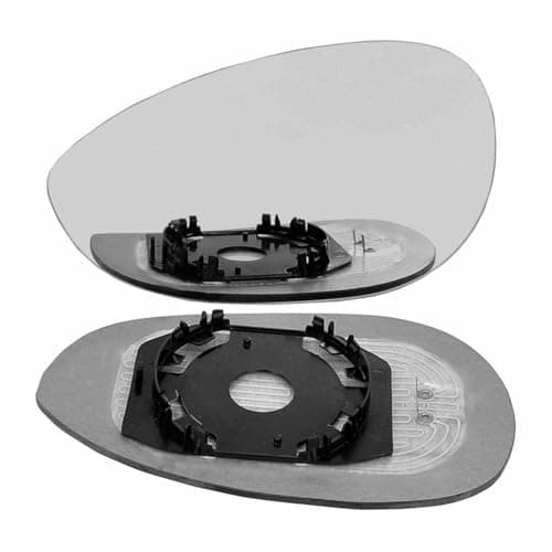 Image of AUTOXBERT Wing Mirror Glass Left Passenger Side Fit For Fiat 500/500c 2007-2023 Heated with Backing Plate