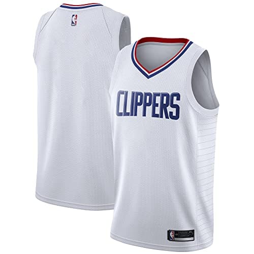Image of Outerstuff Los Angeles Clippers Blank Youth 8-20 White Association Edition Swingman Jersey, White, 10-12