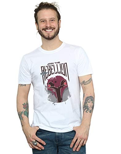 Image of Star Wars Men's Rebels Rebellion T-Shirt White XX-Large