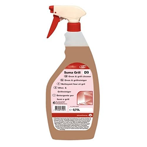 Image of 2 X 750ml Suma Grill D9 Heavy Duty Oven and Grill Cleaner (Pack Of 2) - Commercial Kitchen Appliance Restaurant Cafe Bar Pub Oven Grill Cleaner