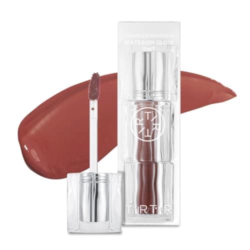 Image of TIRTIR Waterism Tinted Lip Gloss #05 Scotch Shot, 0.14 Fl Oz – Kiss Ready Lipgloss, 12H Long Lasting Non Sticky Natural Tinted Glow Korean Multiuse Cheek and Lip Tint for Women gift