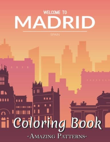 Image of Color Animals Coloring Book: Perfectly Portable Pages, High-Quality, Easy To Take Along Everywhere Gift For Stress Relief Coloring ( Madrid-Spain Coloring Books )