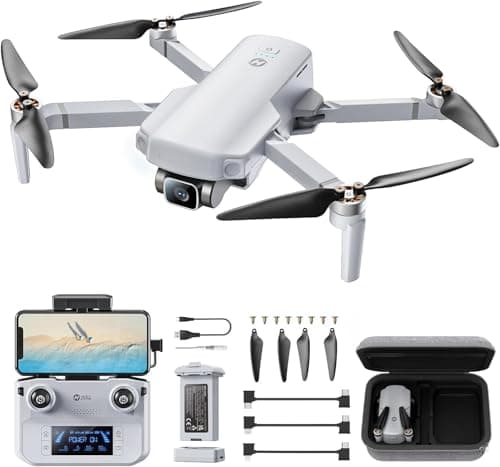 Image of Holy Stone HS360E GPS Drone with 4K EIS Camera, 6KM Image Transmission, 1200W Sensor, 30 Mins Flight Time, Foldable RC Quadcopter with Follow Me, Auto Return, 249g Lightweight Camera Drone for Adults
