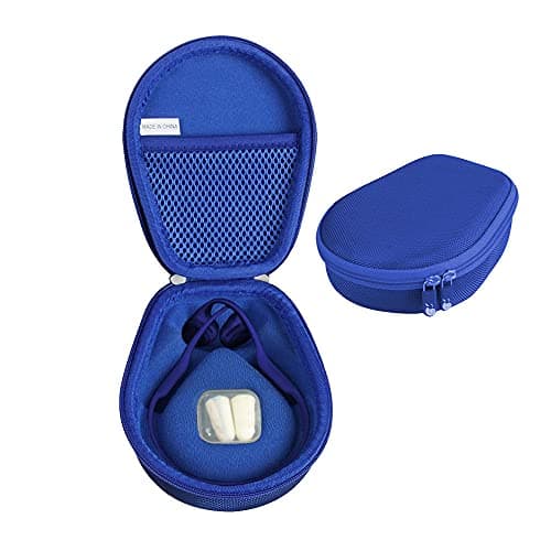 Image of Hermitshell Hard Case for AfterShokz Trekz Air/AfterShokz Aeropex/Titanium Mini/Shokz OpenRun Pro Open Ear Wireless Bone Conduction Headphones AS650 / AS800 (Ocean Blue) (Only Case)