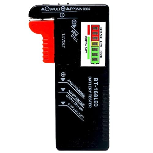 Image of Nartel® LED Digital Battery Tester Battery Checker Multi Size for AA AAA C D 9V 1.5V Button Cell Batteries (Requires No Battery to Operate)