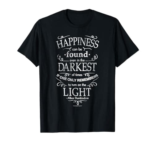 Image of Harry Potter Happiness Quote T-Shirt
