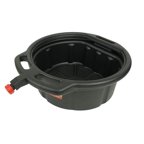 Image of Oil Drain Pan with Cap Oil Gearbox Fuel Drain Pan Tray 15 Litre Car Motorbike EXTRA Heavy Duty Use for Oils and Antifreeze Prevent Splashing With Cap