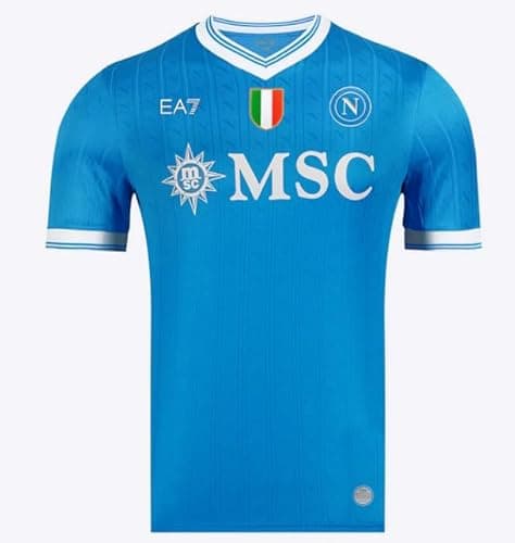 Image of SSC NAPOLI Home and Away Shirt EA7 Official Product, 2025/2026 Football Shirt
