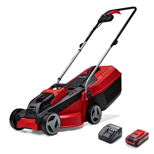 Image of Einhell Cordless Lawnmower with Battery and Charger 18V 30cm Cutting Width, Power X-Change, 25L Grass Box, Brushless Motor, 3 Cutting Heights GE-CM 18/30 Li Battery Lawn Mower