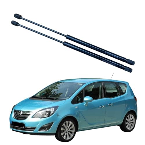 Image of MOXSTRUTS, 2x Rear Tailgate Boot Gas Spring Struts For VAUXHALL MERIVA B (2010 ONWARDS), Lift Support System 700 (N) 482,5 mm