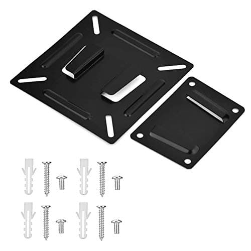 Image of NMD&LR TV Wall Mount Bracket, Universal Slim and Strong Wall Mount Holder for 14-24in LCD LED Monitor Flat Screen, Load Bearing Up to 15KG