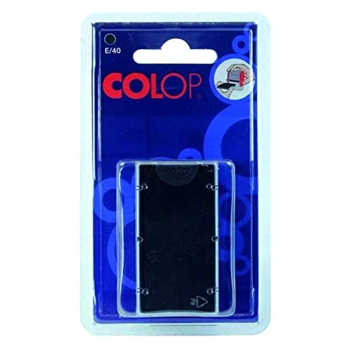 Image of COLOP E/40 Replacement Ink Pad Black (Pack of 2) E40BK + Free FINCHLEY Pen