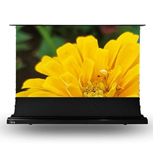 Image of KCUZO 4K 16:9 Electric Motorized Floor Rising Projector Projection Screen Black Crystal ALR Screen for Long Throw Projector(150 inch)
