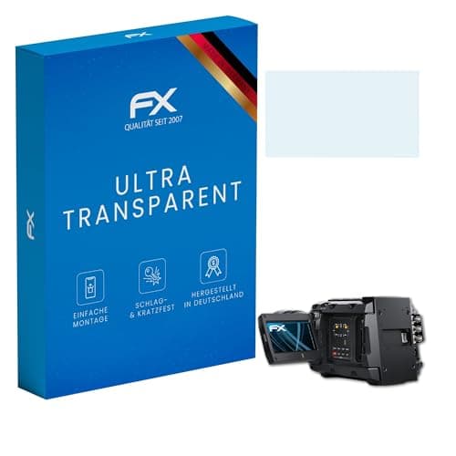 Image of atFoliX Screen Protection Film compatible with Blackmagic Design URSA Mini Pro 4.6K G2 Screen Protector, ultra-clear FX Protective Film (3X)