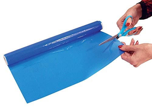 Image of Aidapt Blue Non Slip Mat Material Roll 100 x 40 cm for use on Tables, Trays, Counters and Draws